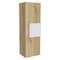 Tuhome Vanguard Medicine Cabinet, Three Shelves, Single Door Cabinet, White/Light Oak MBD6478 - alternate 3